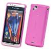 Pink Silicone Case pouch for Sony Ericsson Xperia Arc X12 / Arc S